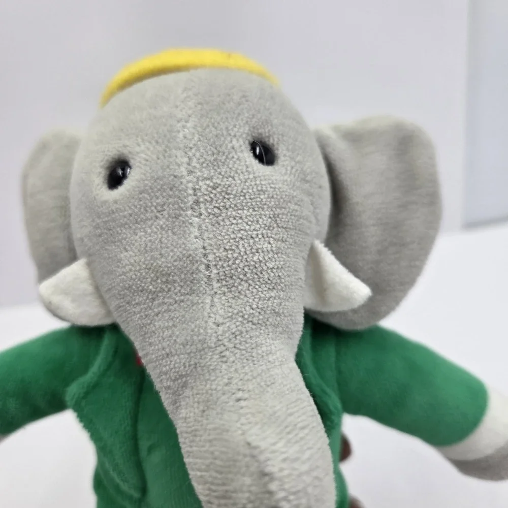 Vintage 1997 Babar The Elephant Plush Ajena Nounours Green Suit 12